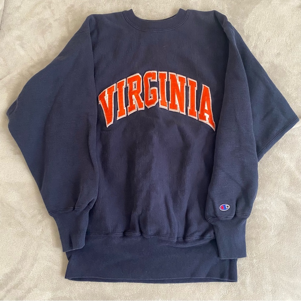 Virginia Vintage Champion Reverse Weave XL Crewneck (UVA)
